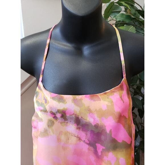 Jennifer Lopez Women's Multicolor Polyester Scoop Neck Sleeveless Top Blouse XS - Picture 3 of 11